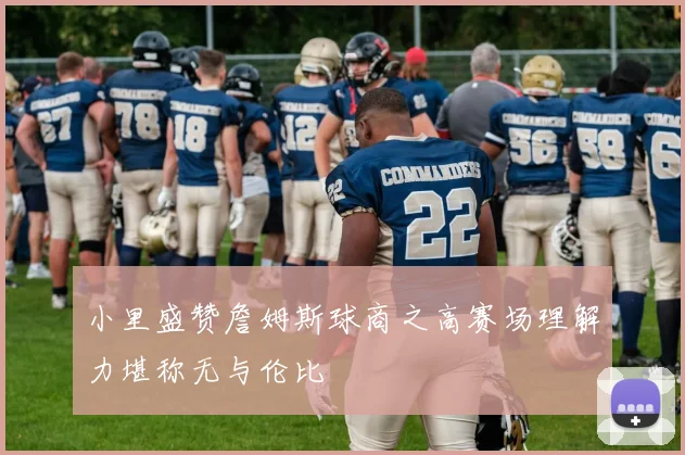 小里盛赞詹姆斯球商之高赛场理解力堪称无与伦比